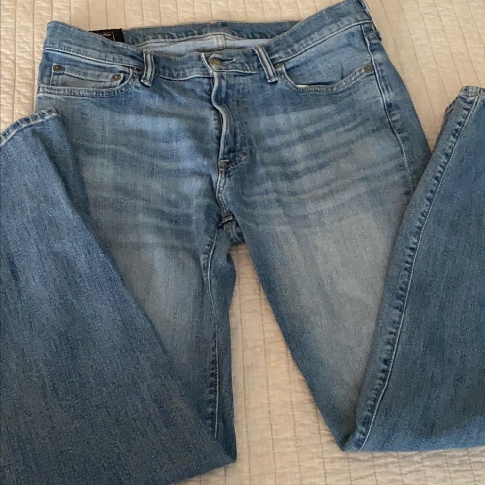 Mens Abercrombie & Fitch Kennan Straight Jeans